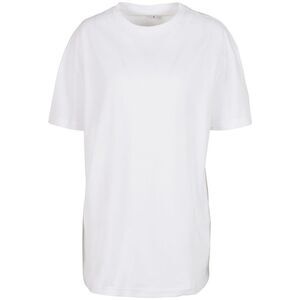 Build Your Brand Womens/Ladies Boyfriend Oversized T-Shirt / White